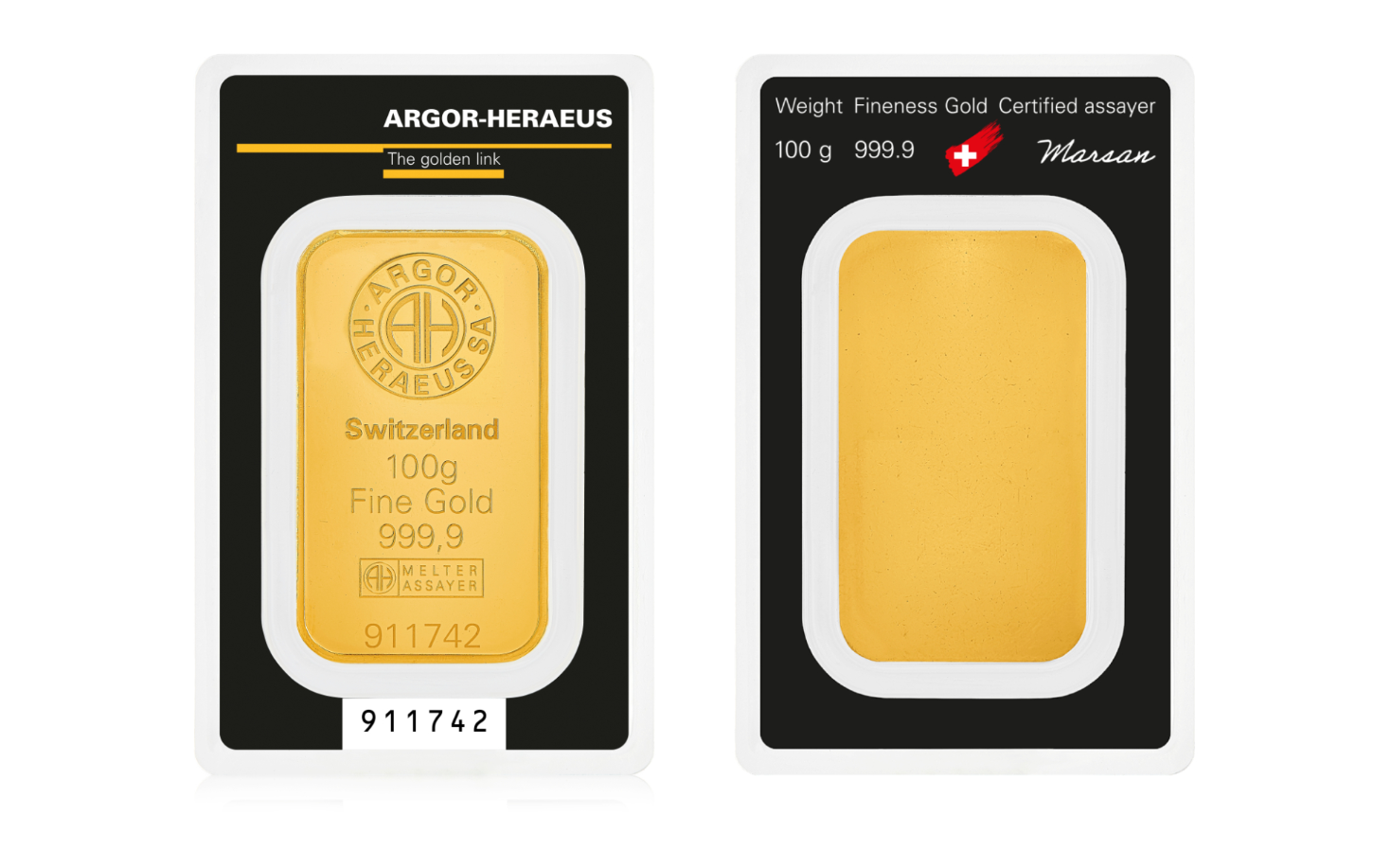 100g Au Minted Classic 999.9